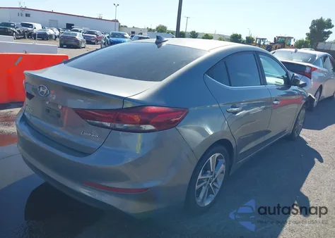2017 Hyundai Elantra Limited from USA, damaged, VIN KMHD84LF2HU194046